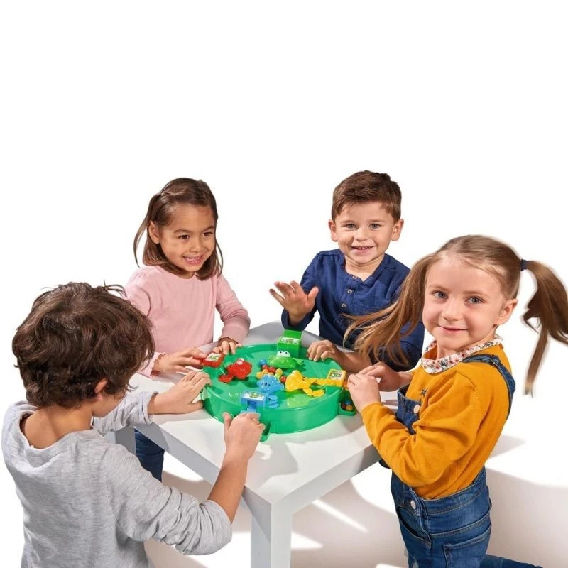 Детска настолна игра Noris, Гладни жабки, 29 см, 4+ години