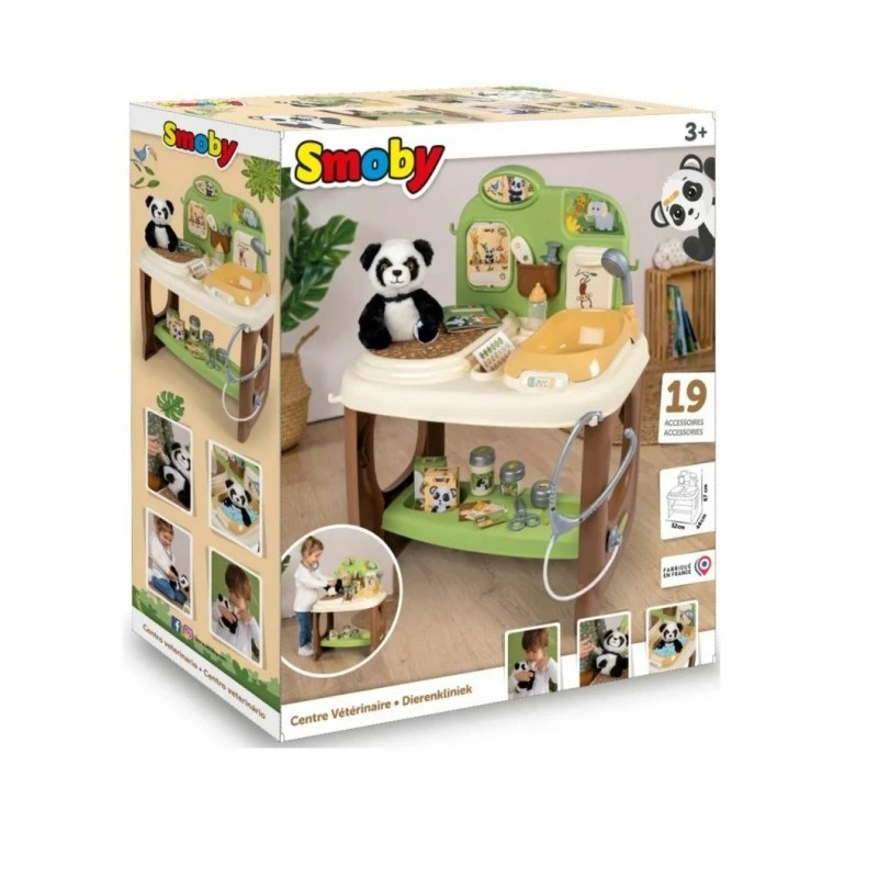 Игрален комплект Smoby, Ветеринарен център за животни, 52 x 46 x 67 cm, 3+ години