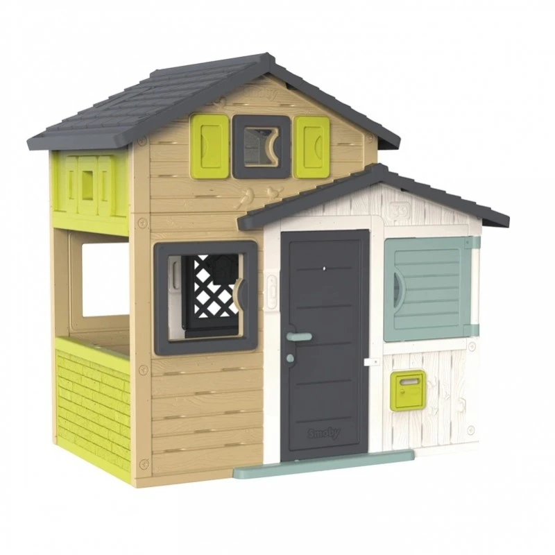 Детска къща за игра, Smoby Friends, пластмасова, многоцветна