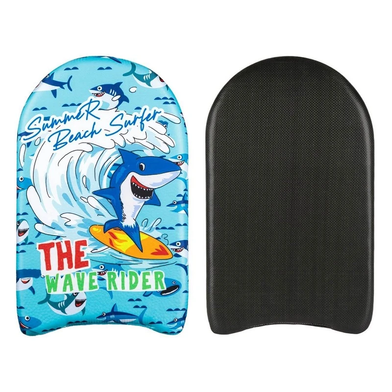 Детска дъска за плуване Shark surf, 45 х 26 cm, Син
