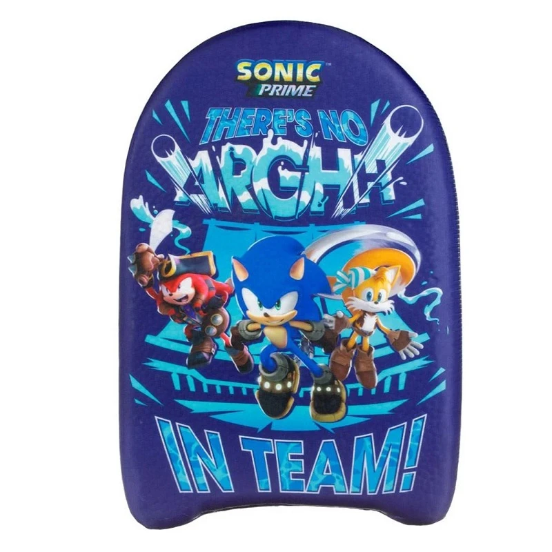 Детска дъска за плуване Sonic Team, 45 х 30 cm, Син