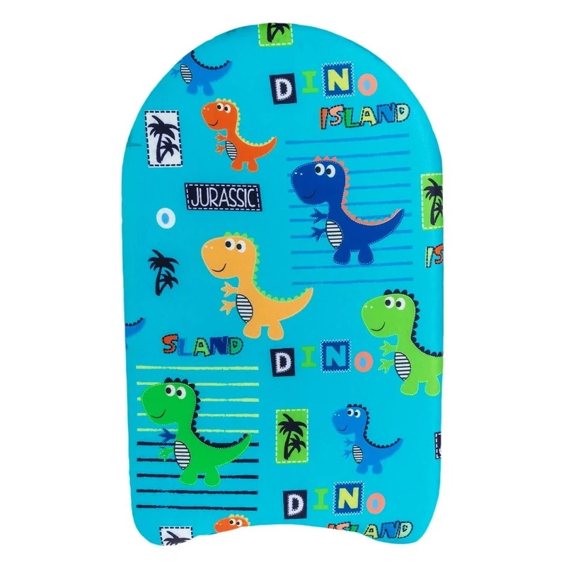 Детска дъска за плуване Динозаври, Dino Island, 45 х 27 cm, Тюркоазен