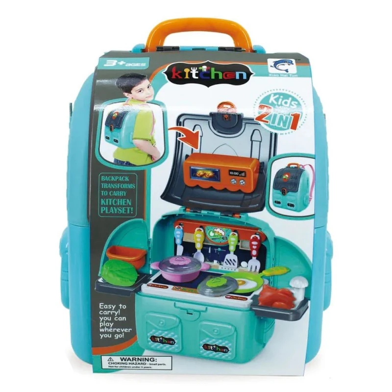 Детска Кухня в раница с аксесоари, 34 х 13 х 36,50 см, 3+ години