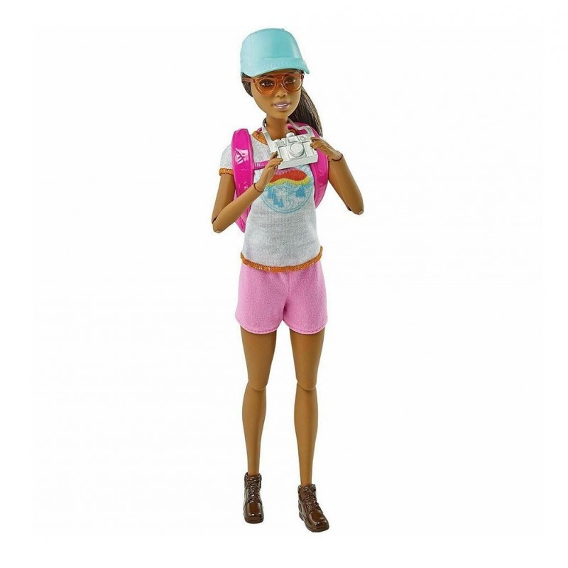 Кукла Барби на Поход с домашен любимец, Barbie Hiking doll, 30 cm