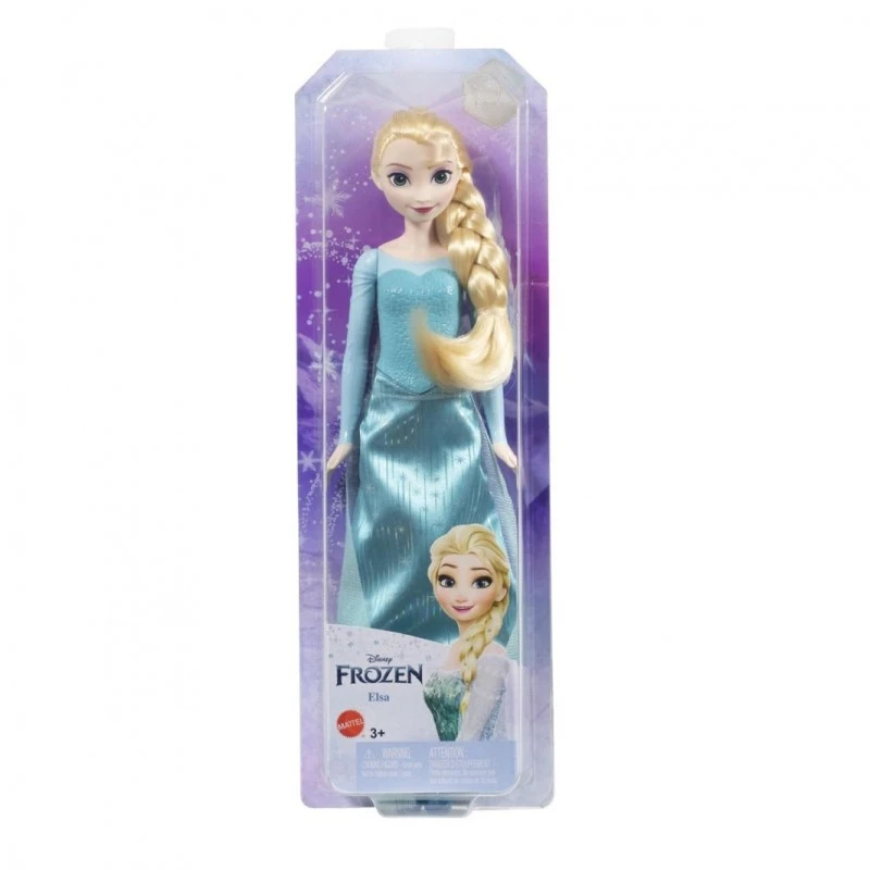 Кукла Disney Frozen - Елза, 29 см, Светлосиня дълга рокля, 3+ години