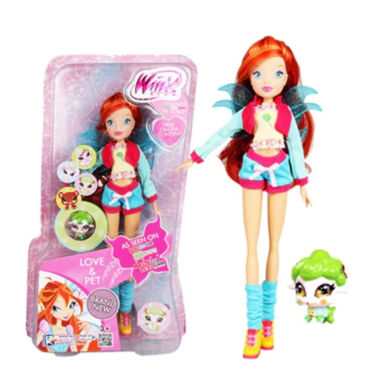 Кукла WINX, Princess Bloom, С домашен любимец, 3+ години