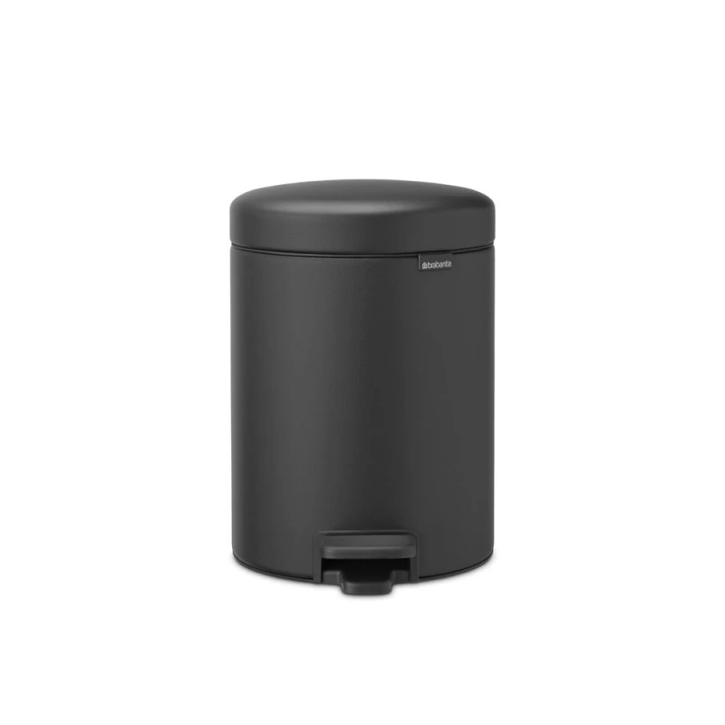 Кош за смет с педал Brabantia NewIcon 5L, Mineral Infinite Grey