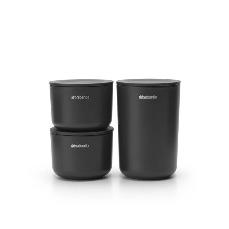 Комплект за съхранение на принадлежности Brabantia ReNew Dark Grey 3 части