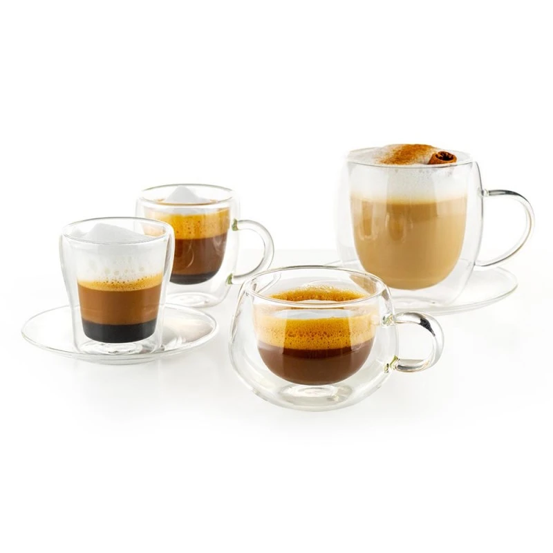 Чаша за еспресо с дръжка Luigi Ferrero Coffeina FR-8016 95ml, 2 броя