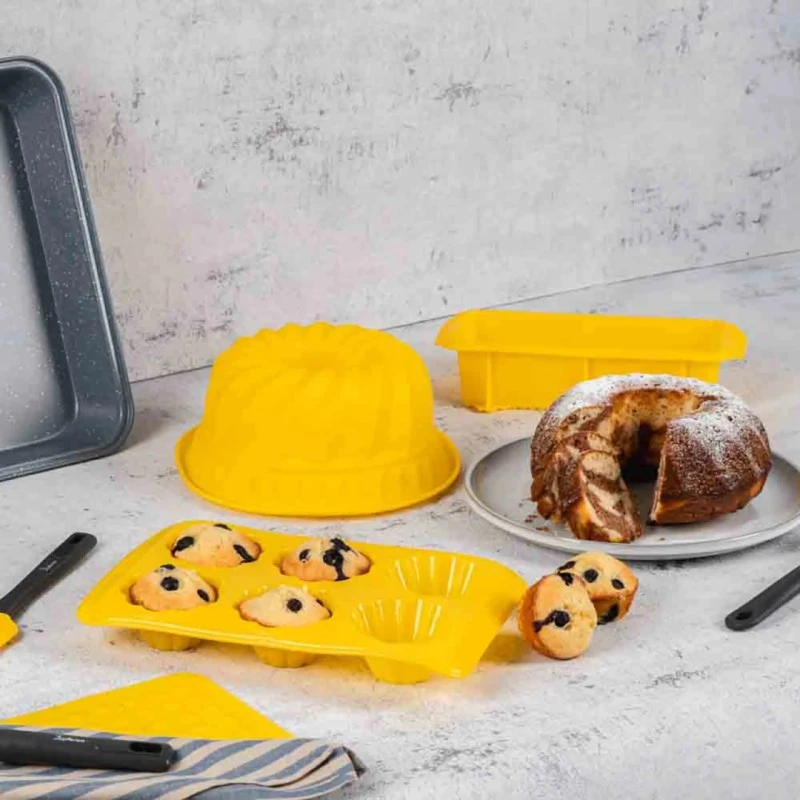 Форма за мъфини Luigi Ferrero Prima Vanilla FR-1872P 19x29.5x4 cm, 6 броя