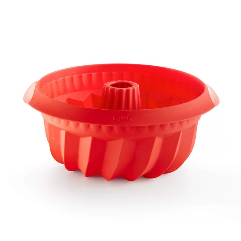 Форма за печене Lekue Ø22cm, силиконова, за кекс, дълбока