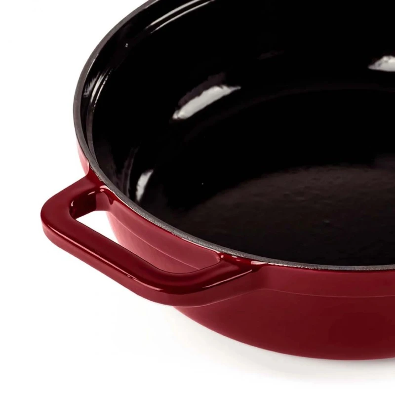 Тиган с ръкохватки Luigi Ferrero Opera FR-3480 34x26.8x8cm, 3.5L, емайлиран чугун