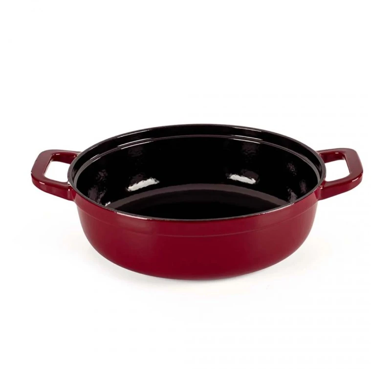 Тиган с ръкохватки Luigi Ferrero Opera FR-3480 34x26.8x8cm, 3.5L, емайлиран чугун