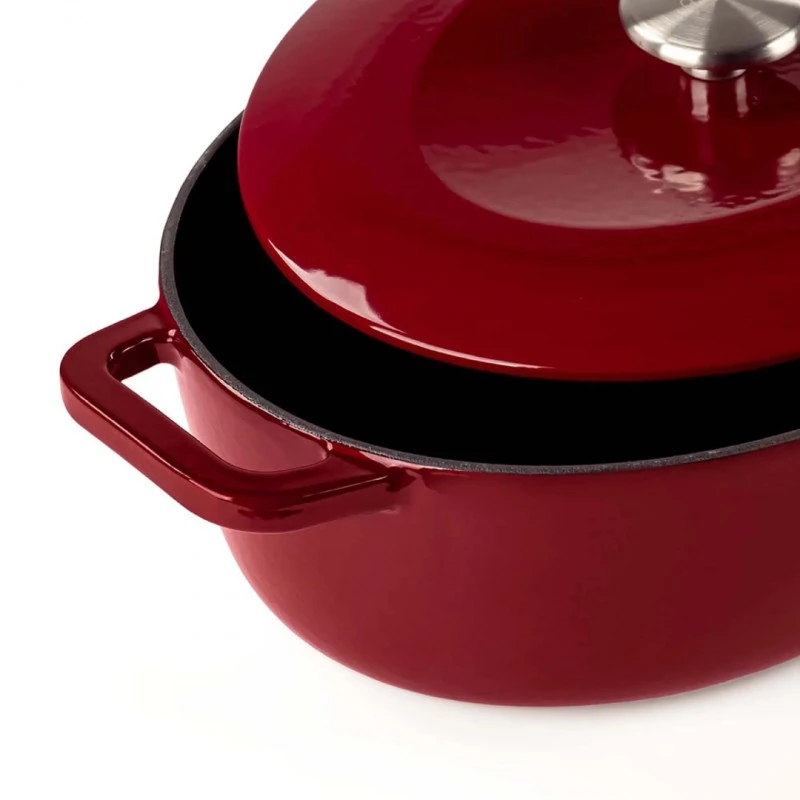 Съд за печене с капак Luigi Ferrero Opera FR-3810 38.8x24x11cm, 5.4L, eмайлиран чугун