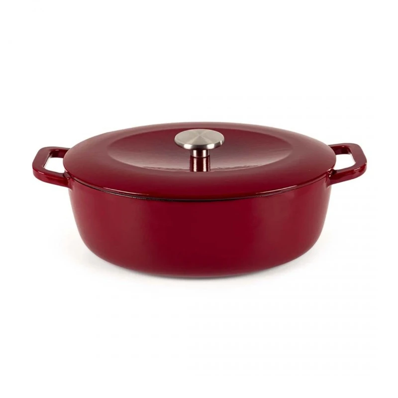 Съд за печене с капак Luigi Ferrero Opera FR-3810 38.8x24x11cm, 5.4L, eмайлиран чугун