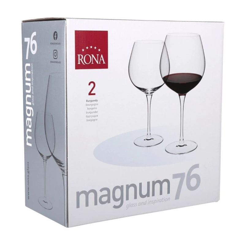 Чаша за вино Rona Magnum 7604 760ml, 2 броя