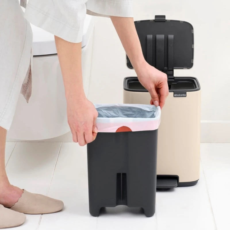 Кош за смет Brabantia Bo Pedal 7L, Soft Beige
