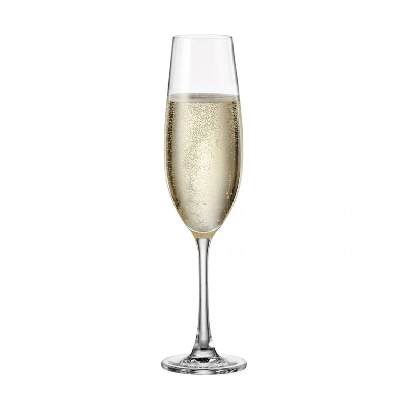 Чаша за шампанско Bohemia Royal Sarah 260ml, 6 броя