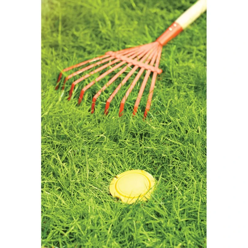 Външен простор Brabantia Lift-O-Matic Advance 50m, метален шип за вкопаване, калъф и торба за щипки