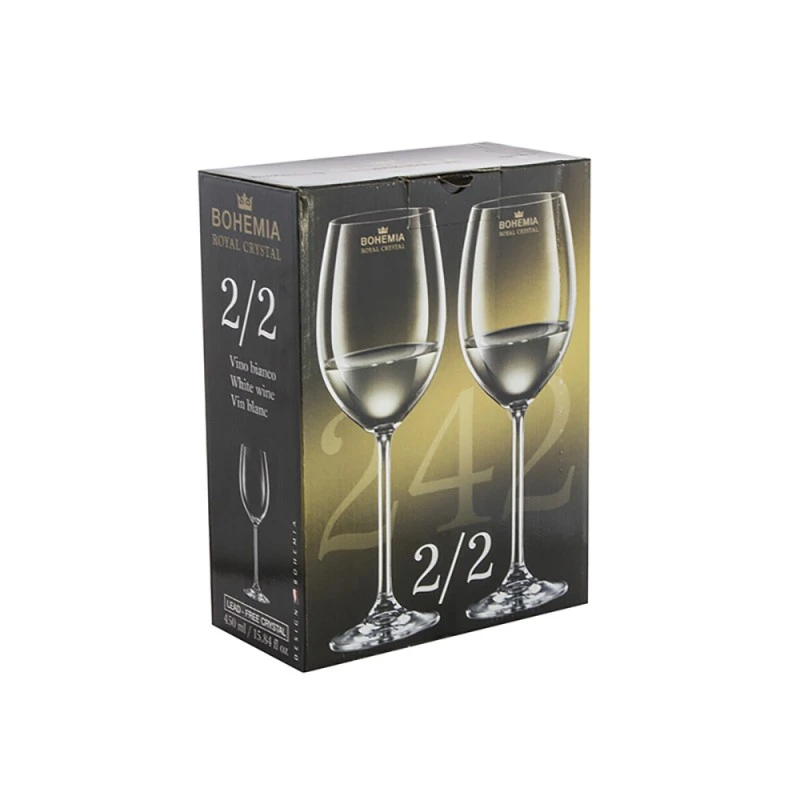 Чаша за вино Bohemia Royal 2 For 2 450ml, 2 броя