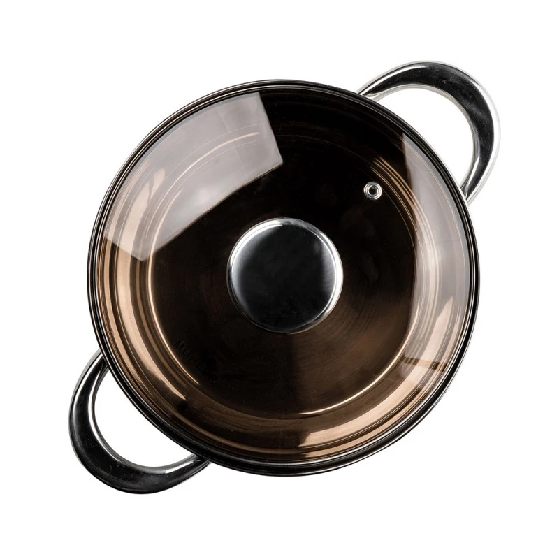 Тенджера Muhler MR-442 NEW 24x13.5cm, 5.4L, кафяв капак