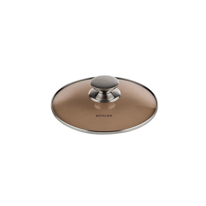 Тенджера Muhler MR-402 NEW 20x12cm, 3.1L, кафяв капак