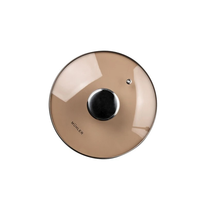 Тенджера Muhler MR-402 NEW 20x12cm, 3.1L, кафяв капак