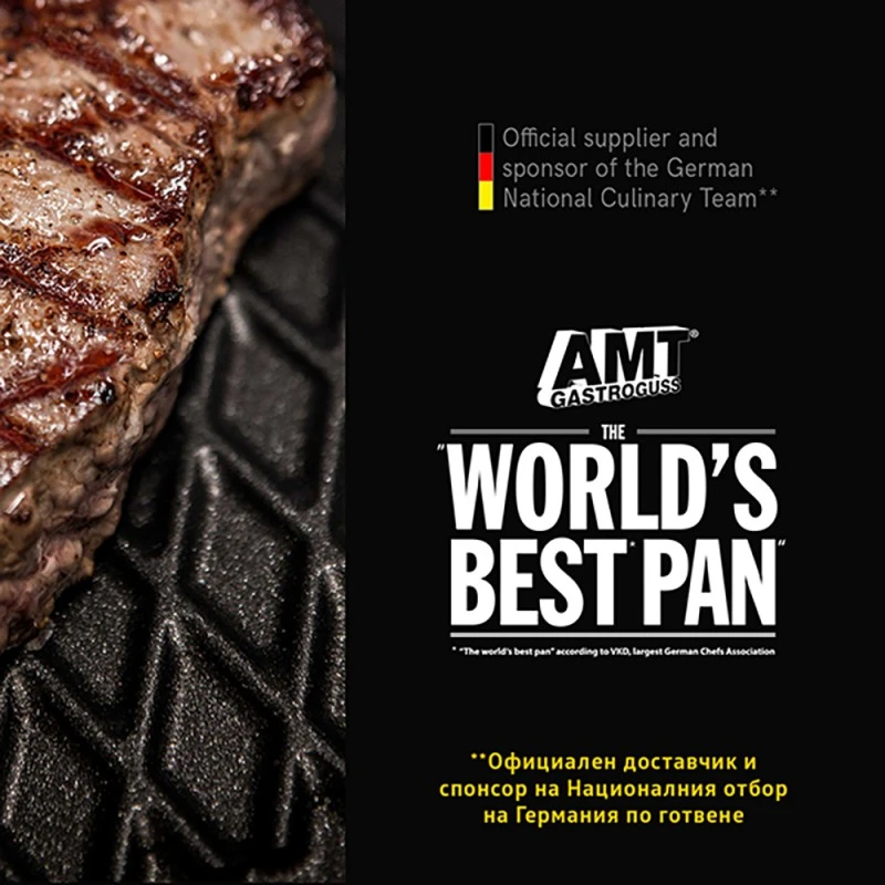 Тиган AMT 24cm, височина 5cm, индукция