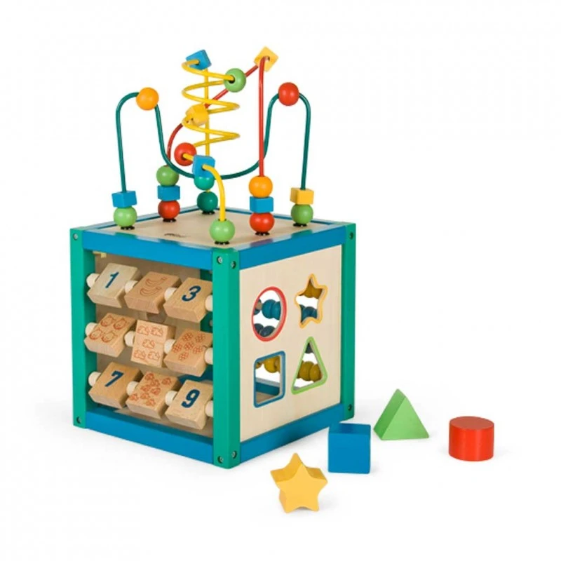 Дидактически куб Pino, 5 игри в 1