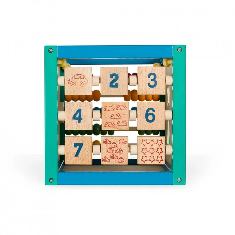 Дидактически куб Pino, 5 игри в 1