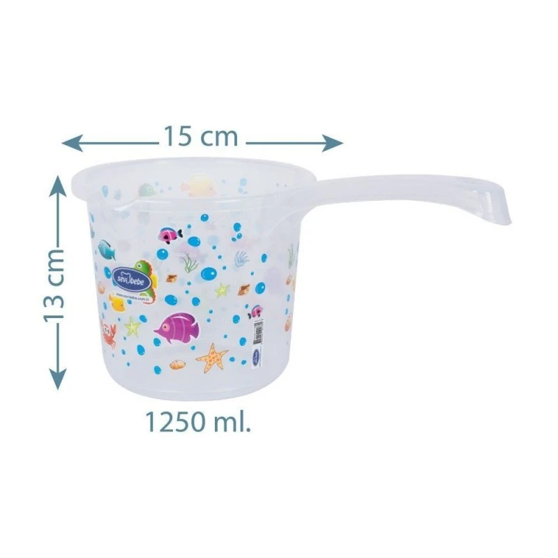 Канче за поливане шарено, Sevi baby, Бял, 177-50