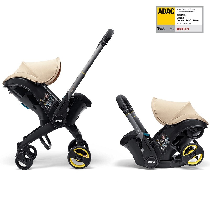 DOONA™ i-size Седалка с шаси 2 в 1, Sahara Sand