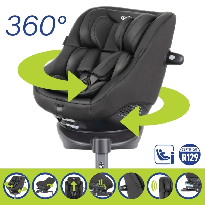 GRACO Столче за кола Turn2 me I size, Navy