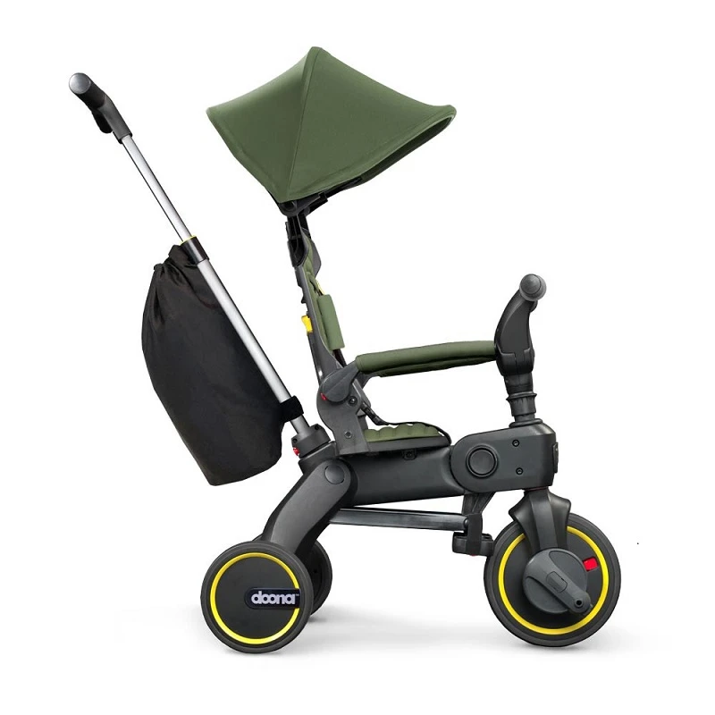 Триколка Doona Liki Trike S3 Desert Green, Зелен/Черен
