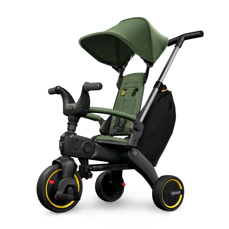 Триколка Doona Liki Trike S3 Desert Green, Зелен/Черен