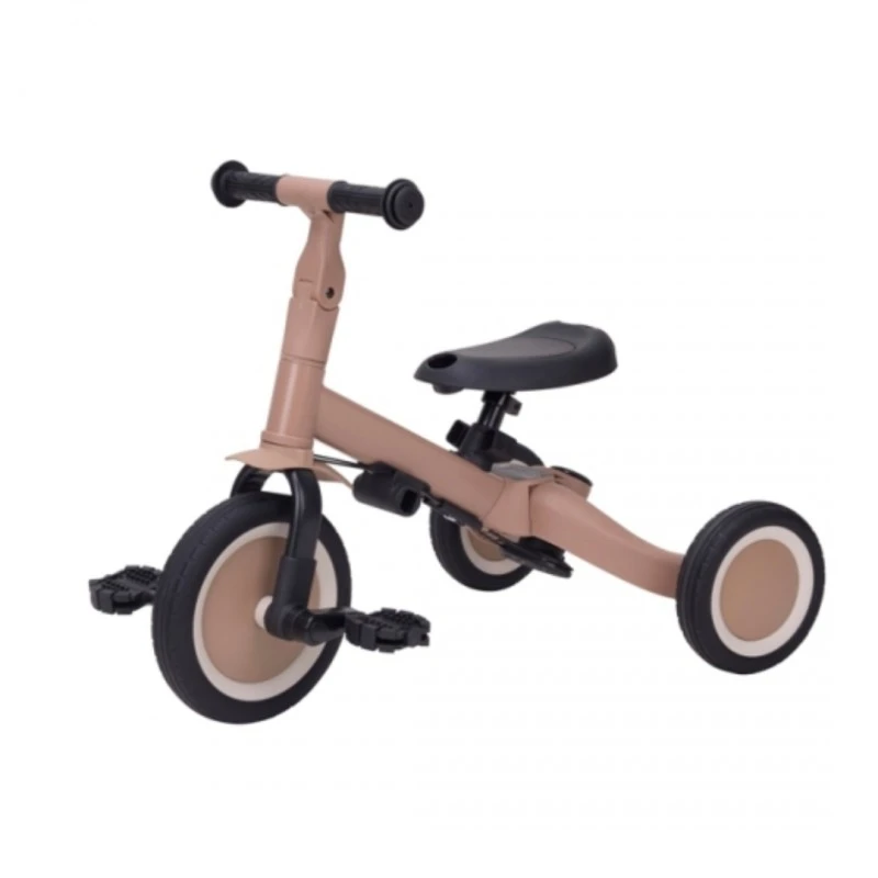 Триколка LIO tricycle with push bar - MACCHIATO
