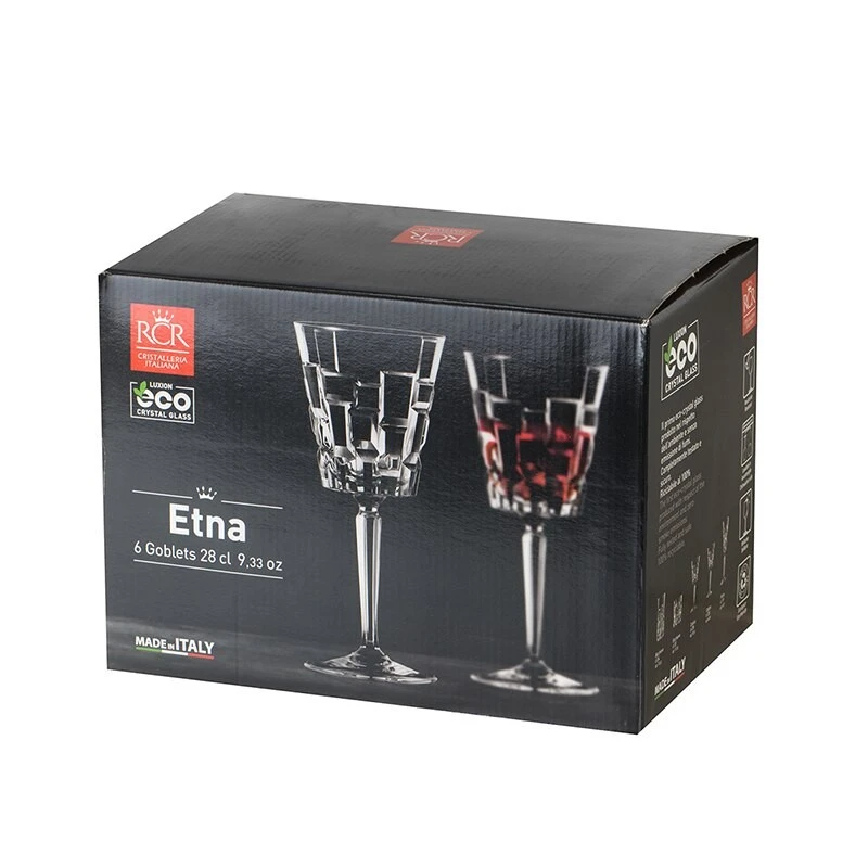 Комплект чаши RCR ITALY, 6 броя, Etna, За вино 622102