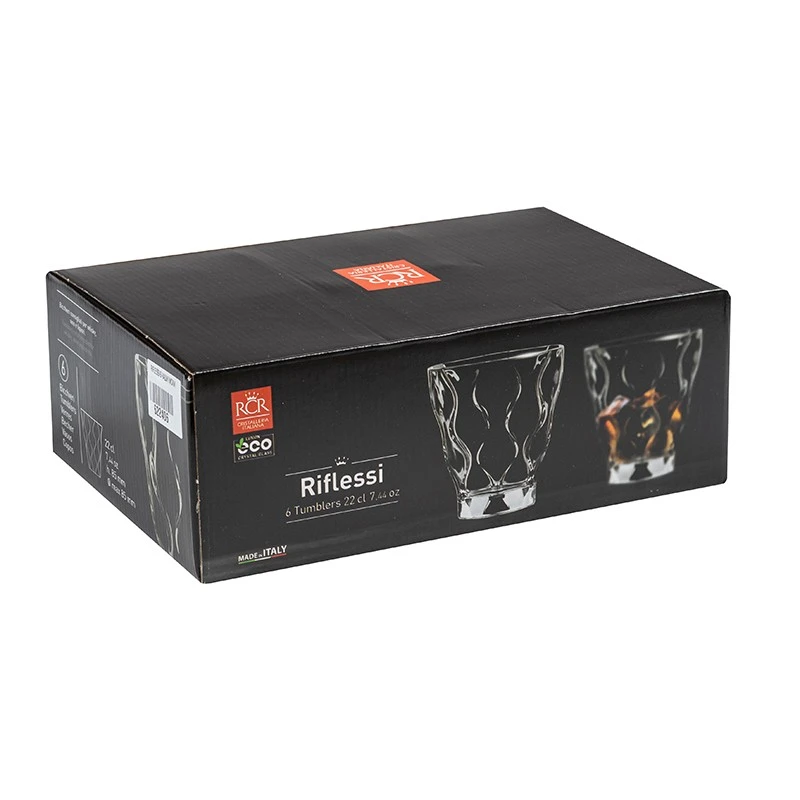 Комплект чаши за уиски Димс-92, RIFLESSI, 6 броя