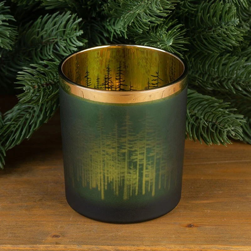 Коледен свещник - зелен
