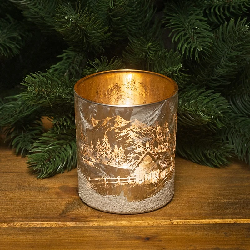 Коледен свещник - сребро