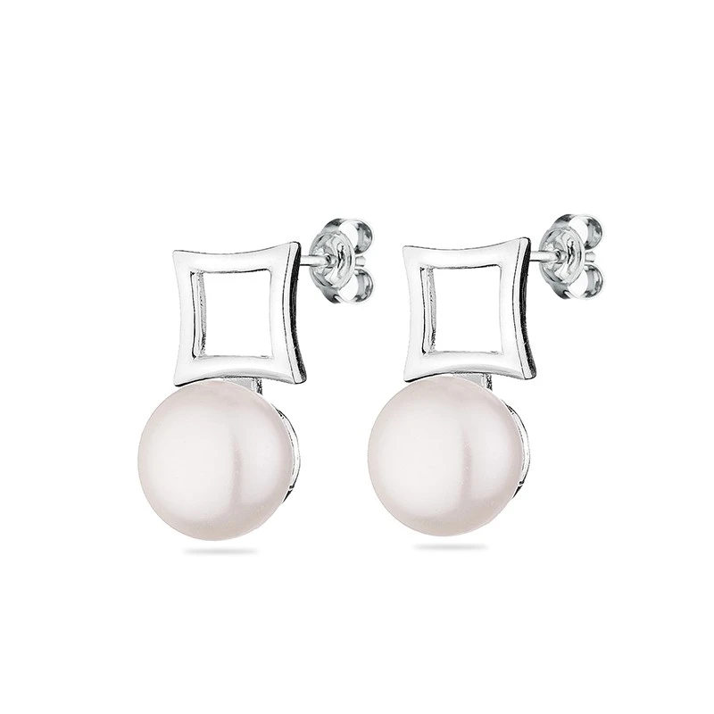 Обеци Swan Pearls CA5108W Бели Перли, Сребро 925