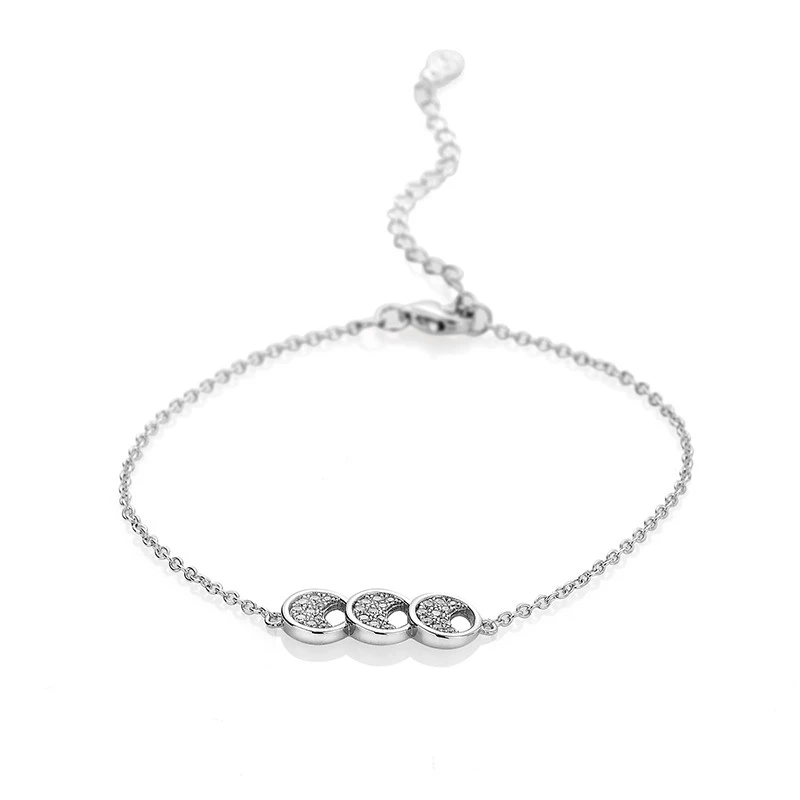 Гривна Swan Pearls END001B, С Цирконий, Сребро