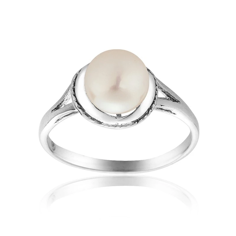 Пръстен Swan Pearls IR0157W, Сребро Бяла Перла, Сребро