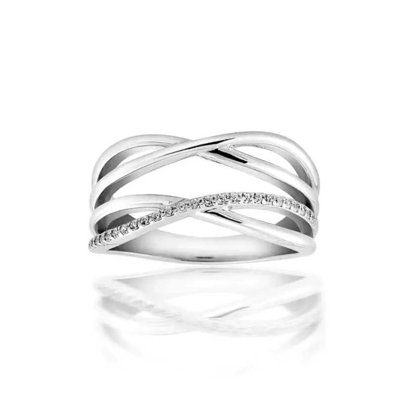 Пръстен Swan Pearls JT07R, Сребро С Цирконий, Сребро