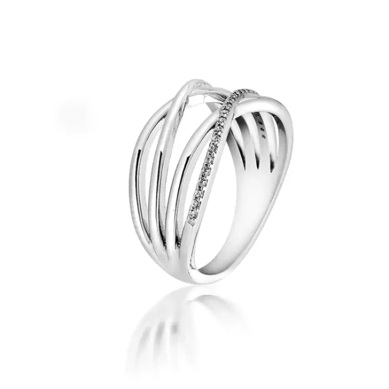 Пръстен Swan Pearls JT07R, Сребро С Цирконий, Сребро