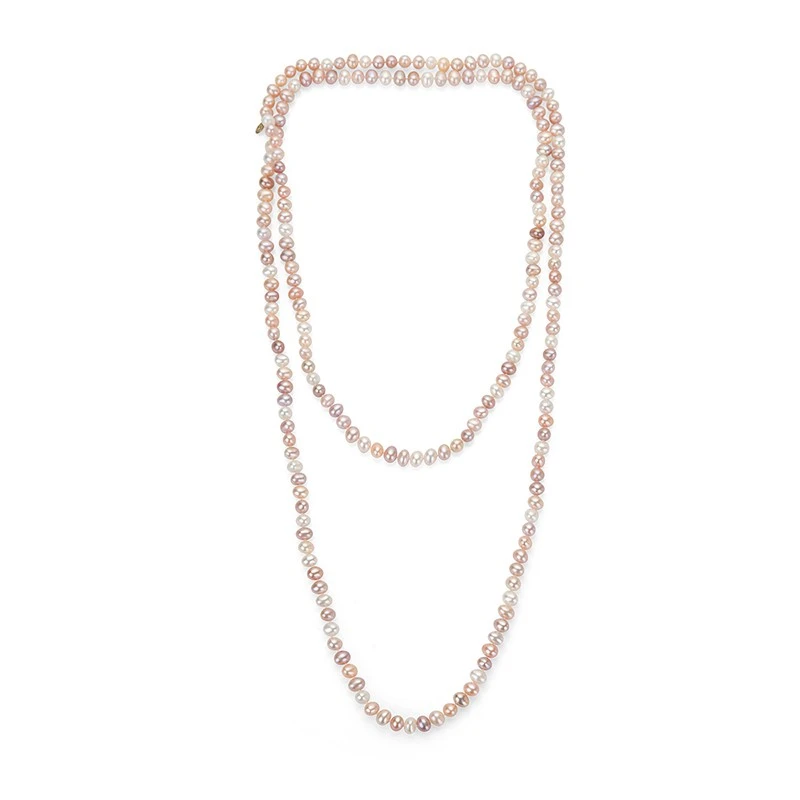 Колие Swan Pearls R5L126NM, Мулти Перли, Сребро