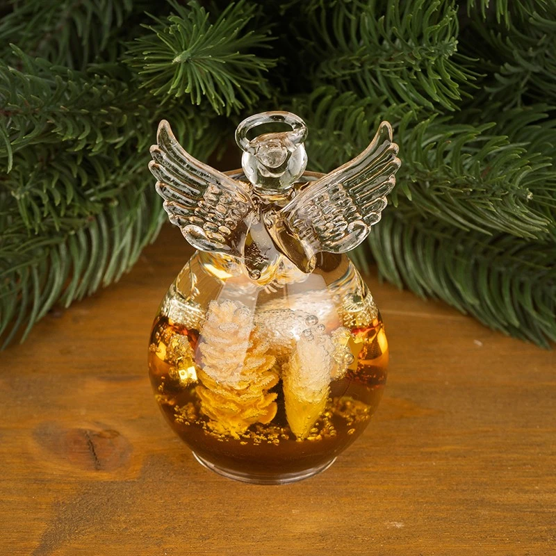 Коледен стъклен ангел