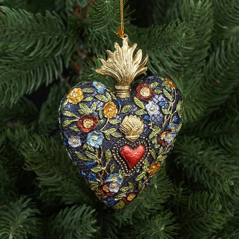 Коледна играчка - сърце