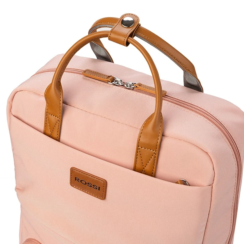 Дамска раница за лаптоп Rossi, K010-1, Розова