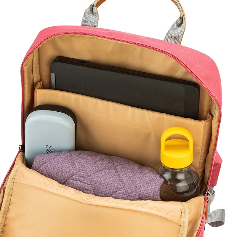 Дамска раница за лаптоп Rossi, K010-2, Малина